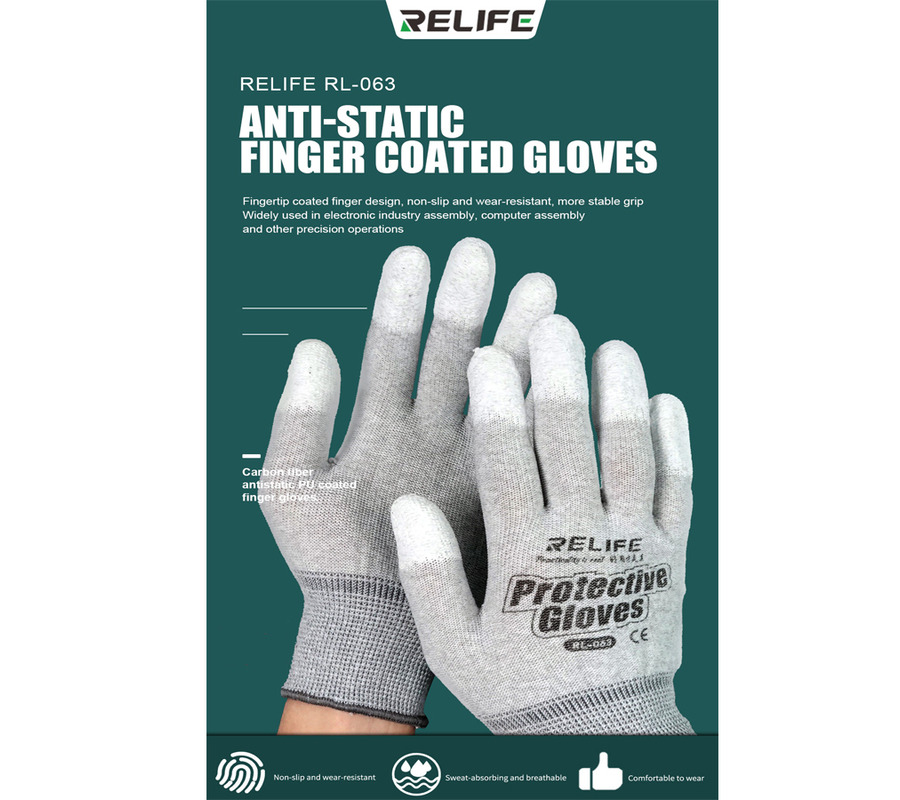 Replacement for RELIFE RL-063 ANTI STATIC ANTISKID GLOVE - Quality Phone Parts in Sri Lanka
